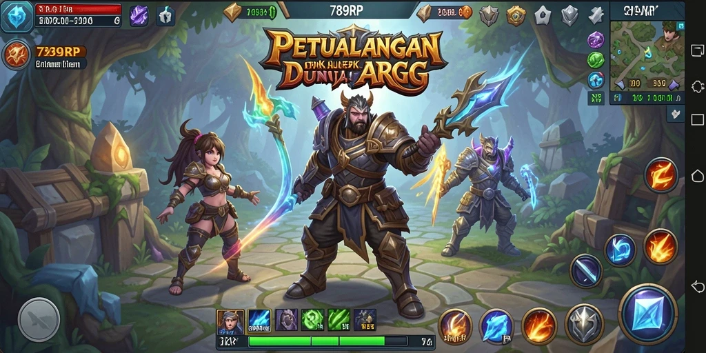 Gameplay ARPG yang mendebarkan di 789RP, jelajahi dunia fantasi.