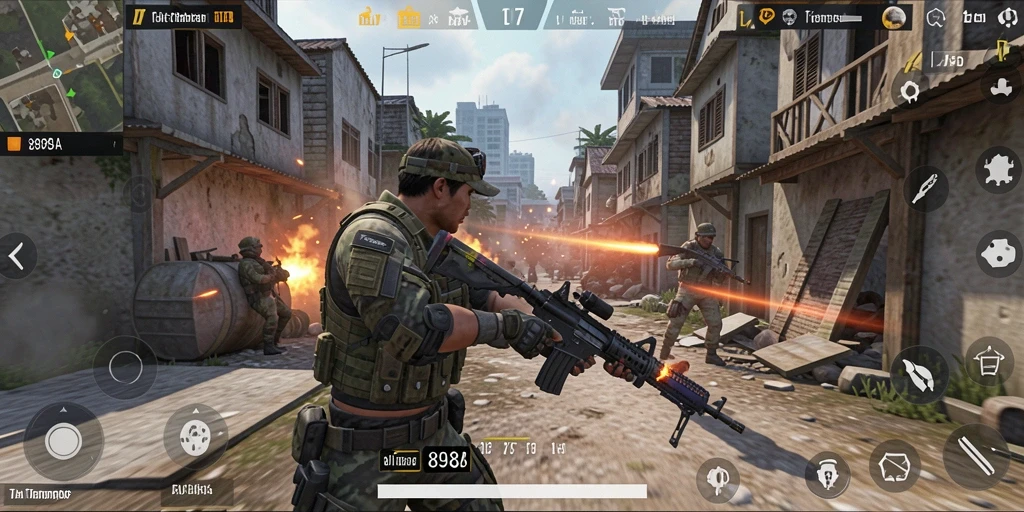 Tangkapan layar utama dari gameplay TPS yang mendebarkan.