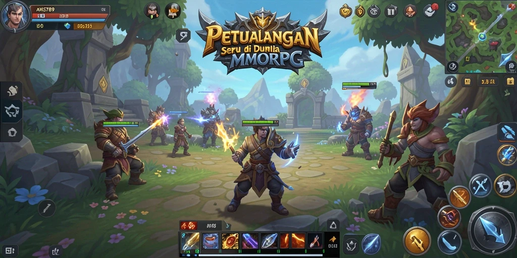 Tampilan gameplay seru dan interaksi antar pemain di AMS789.