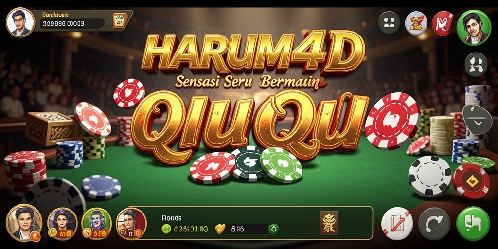Tampilan gameplay seru QiuQiu di HARUM4D menunjukkan aksi yang mendebarkan.