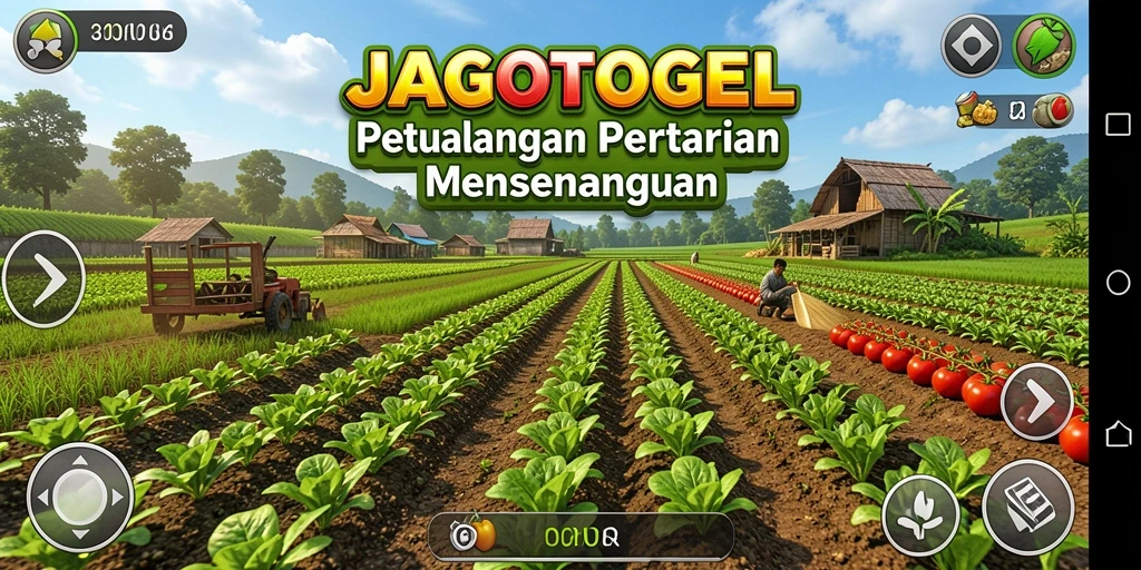 Tampilan gameplay JAGOTOGEL yang menggambarkan petualangan Farming yang seru.