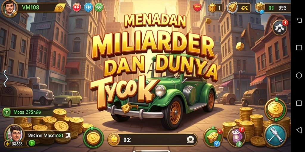 Gameplay menarik dengan pengelolaan bisnis di VM108.